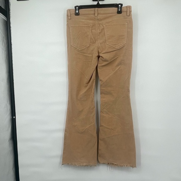 We the free tan corduroy flare raw hem pants - Picture 2 of 11
